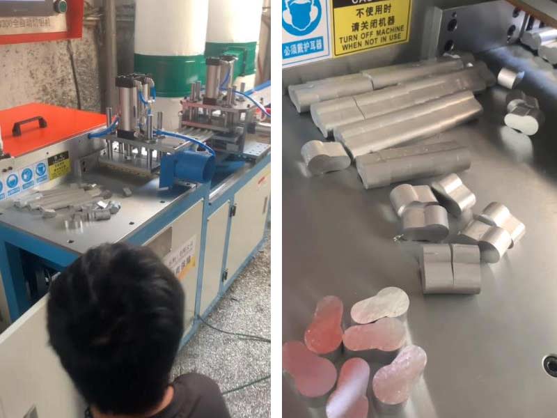 高精密全自動切鋁機鋸切汽車零部件，“穩”“準”“快