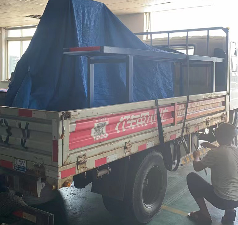 【紹興】SDY-Q450切鋁機設備已抵達客戶現場，順利交貨！